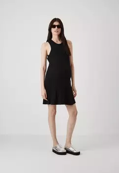 Легкое платье VMMSTEPHANIE O NECK DRESS Vero Moda, черный
