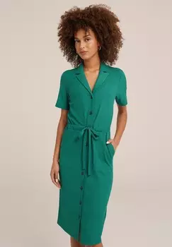 Легкое платье WE Fashion, зеленый