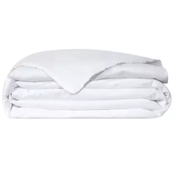 Легкое стеганое одеяло из чистого хлопка, без глажки - Loire Lisola Stone, белый, двуспальный