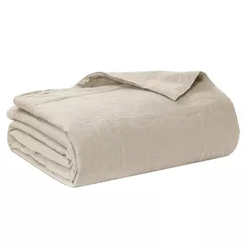 Легкое стеганое одеяло из чистого льна StoneWashed без глажки - Роскошь Lisola Stone, корда, односпальный
