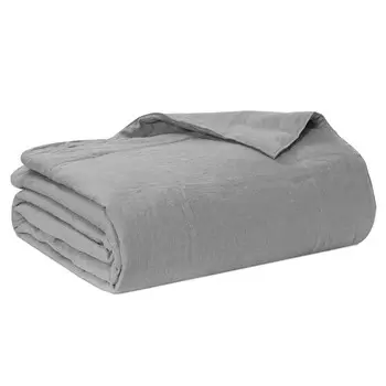 Легкое стеганое одеяло из чистого льна StoneWashed без глажки - Роскошь Lisola Stone, призма, односпальный