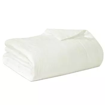 Легкое стеганое одеяло из чистого льна StoneWashed без глажки - Роскошь Lisola Stone, слоновая кость, односпальный