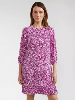 Легкомысленное платье со складками на подоле от liana Hobbs, цвет Purple/Multi