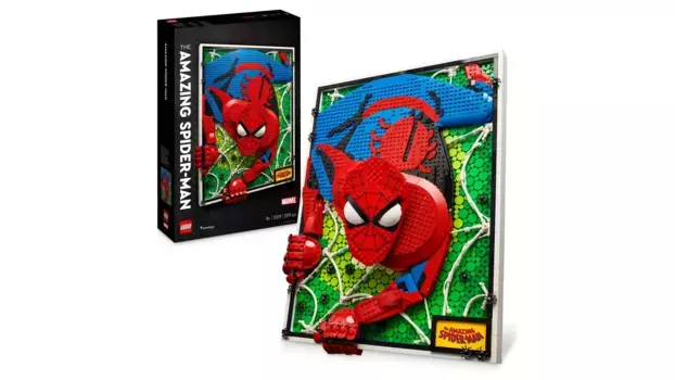 Lego ART Набор Удивительный Человек-Паук, сборный постер с 3D-фигуркой