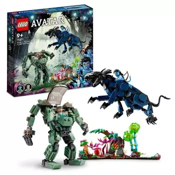 LEGO Аватар, кубики, Нейтири и Танатор против Куорича в костюме ПЗМ, 75571