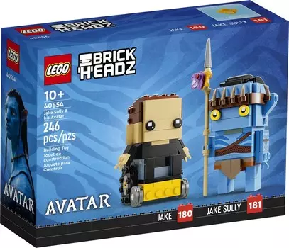 LEGO BrickHeadz, блоки, Джейк Салли и его аватар, 40554