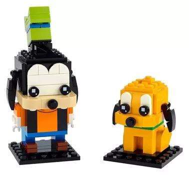 LEGO BrickHeadz, блоки, Гуфи и Плутон, 40378