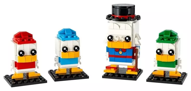 LEGO BrickHeadz, блоки, Scrooge Mckwacz Hyzio Dyzi, 40477