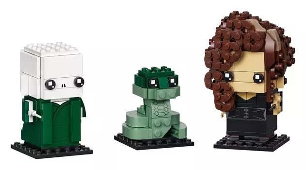 LEGO BrickHeadz, блоки, Волдеморт, Нагини и Беллатри, 40496
