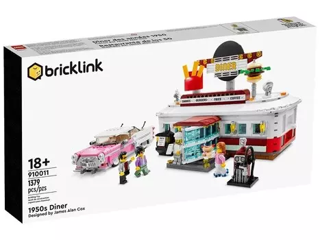 LEGO BrickLink 910011 Ресторан 1950-х годов
