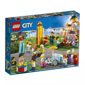 LEGO City, блоки для парка развлечений, набор минифигурок, 60234