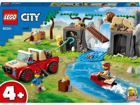 LEGO City, блоки, Грузовик спасения диких животных, 60301