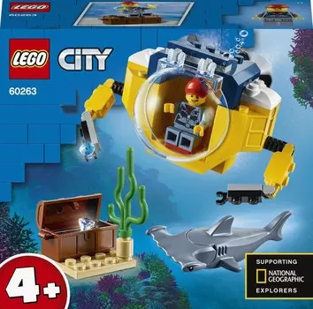 LEGO City, блоки Ocean Mini Submarine, 60263