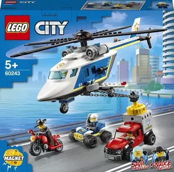 LEGO City, блоки «Погоня на полицейском вертолете», 60243
