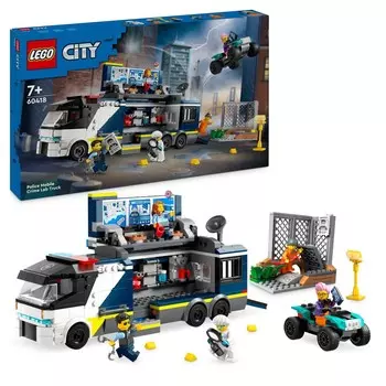 LEGO City, блоки, Полицейский грузовик с криминальной лабораторией, 60418