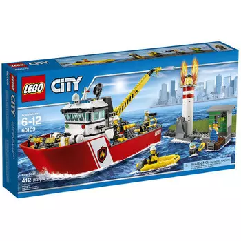 LEGO City, блоки Пожарный катер, 60109