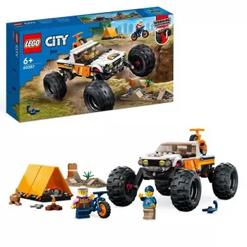 LEGO City, блоки, Приключения на внедорожнике 4х4, 60387