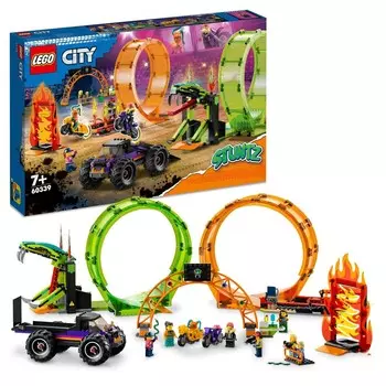 LEGO City, блоки, Stunt Arena with Two Loops, 60339