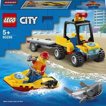 LEGO City, четырехугольники спасателей на пляже, 60286