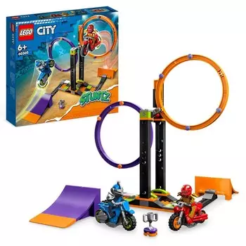 LEGO City, кирпичи, Stunt Challenge — вращающиеся круги, 60360