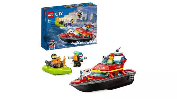 Lego City Пожарный катер