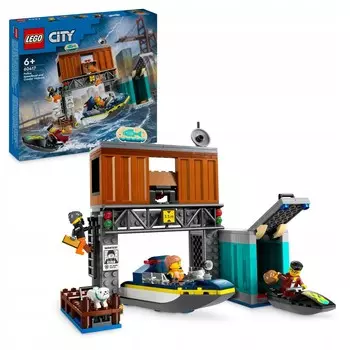 LEGO City: Скоростной катер полиции и воровское убежище (60417)