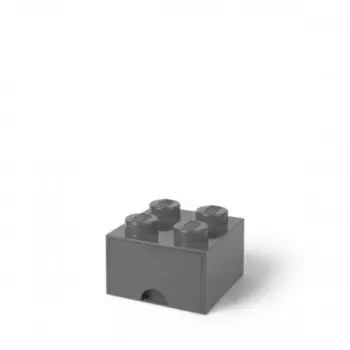 LEGO Classic, блоки, Drawer Brick, Brick 4, темно-серый, 40051754
