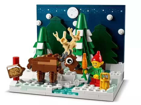 LEGO Classic, кубики, Задний двор Санты, 40484