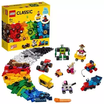 LEGO Classic, Набор «Кубики на колесах», 11014