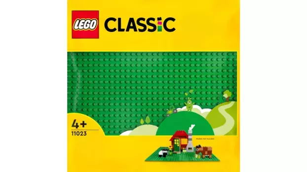 Lego Classic Зеленая строительная пластина, опорная плита для наборов Lego, 32x32