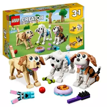 LEGO Creator 3 в 1 «Милые собачки» (31137) БЛОКИ В ПОДАРОК