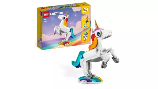 Lego Creator 3in1 Набор игрушечных фигурок животных Волшебный единорог