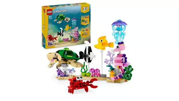 Lego Creator 3in1 Набор Морские существа с рыбой, черепахой и крабом