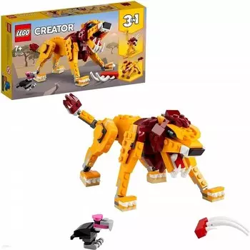 LEGO Creator, блоки, Дикий лев, 31112