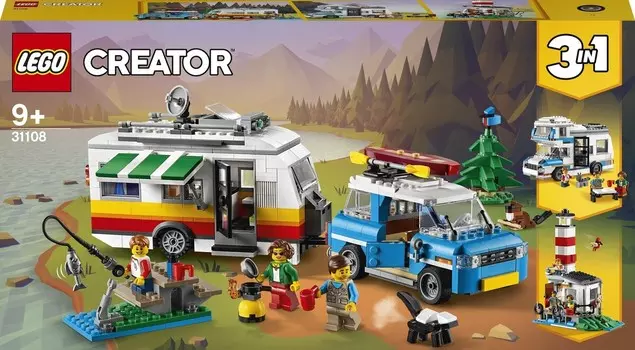 LEGO Creator, блоки «Кемпинг с семьей», 31108