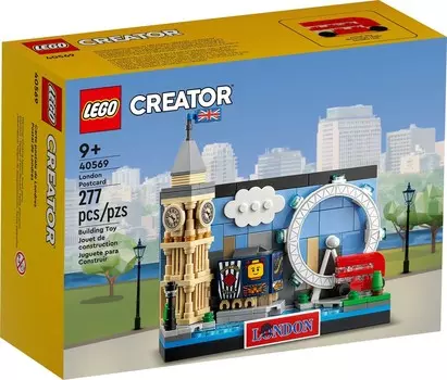 LEGO Creator, блоки, открытка из Лондона, 40569
