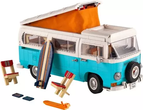 LEGO Creator Expert, блоки, кемпинговый микроавтобус Volkswagen T2, 10279