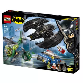 LEGO DC Batman, блоки Batwing и Man's Heist, пазлы, 76120
