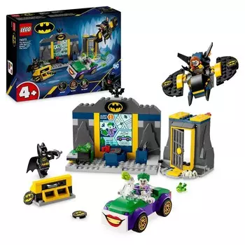 LEGO DC Batman, кубики, Бэтпещера с Бэтменом, Бэтгёрл и Джокером, 76272