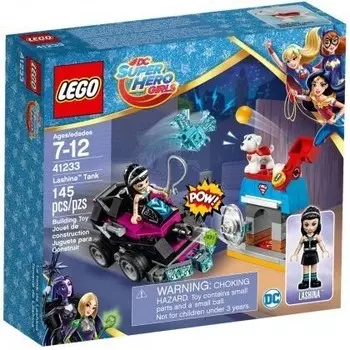 LEGO DC Comics Super Hero Girls, кубики Лашины и ее машина, 41233