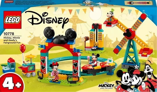 LEGO Disney, кубики, Микки и друзья, Микки, Минни и Гуфи в парке развлечений, 10778