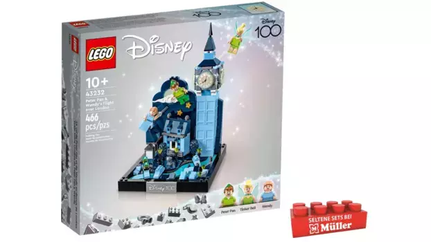 Lego Disney Полет Питера и Венди над Лондоном