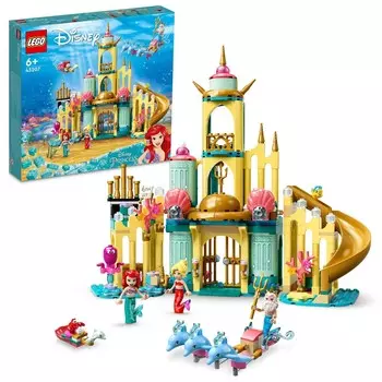 LEGO Disney Princess, кубики, Русалочка, Подводный дворец Ариэль 43207