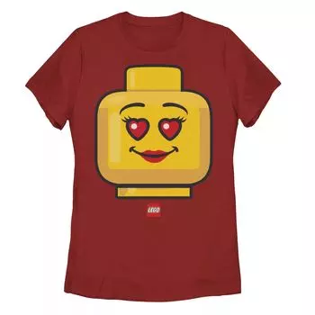 LEGO для детей: культовая футболка с рисунком в форме сердца и глаз Licensed Character