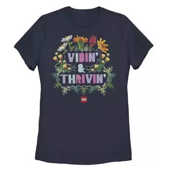 LEGO для юниоров: культовая футболка с цветочным рисунком Vibin & Thrivin Licensed Character
