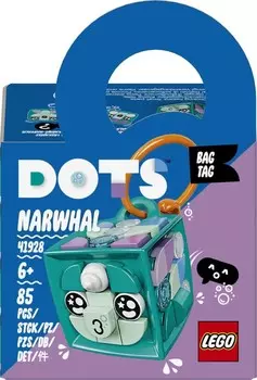 LEGO DOTS, блоки Подвеска с нарвалом, 41928