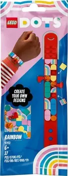LEGO DOTS, блоки Радужный браслет с подвесками, 41953