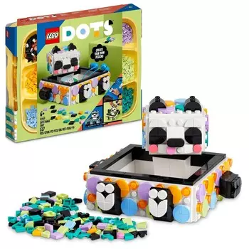 LEGO DOTS, Контейнер с милой пандой, 41959
