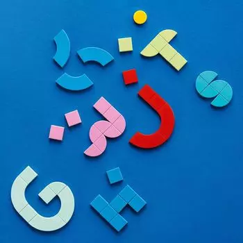 LEGO DOTS Множество DOTS Lettering (41950) Набор для украшения поделок своими руками LEGO