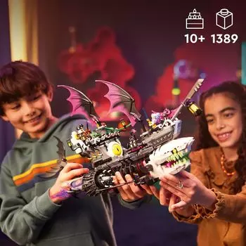 LEGO DREAMZzz Корабль-кошмарная акула из нового телешоу Набор игрушек 71469 (1389 деталей) LEGO
